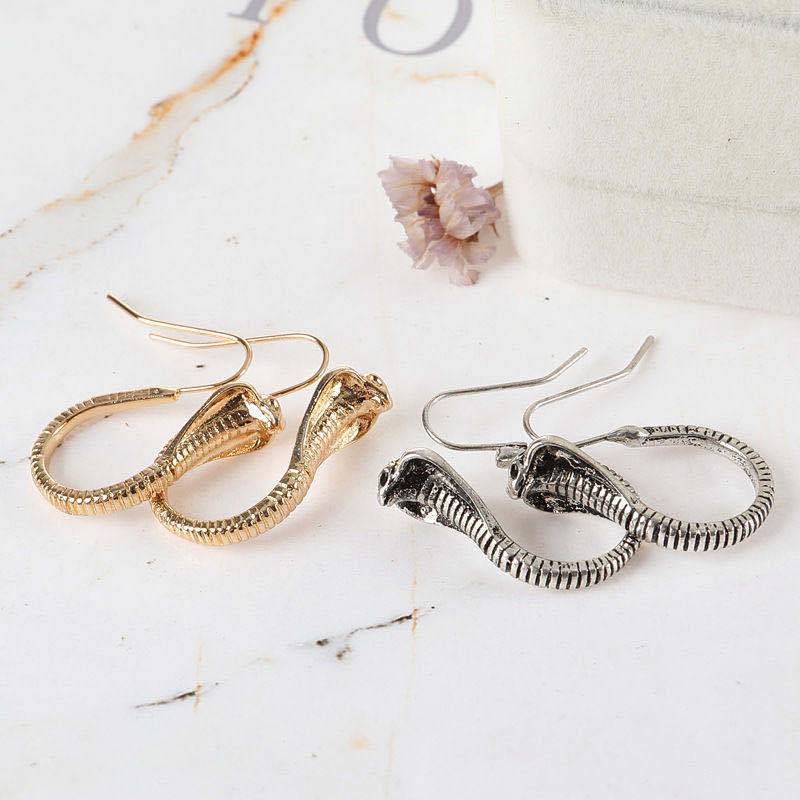 Cute Designer Little Snake Metal Earwire