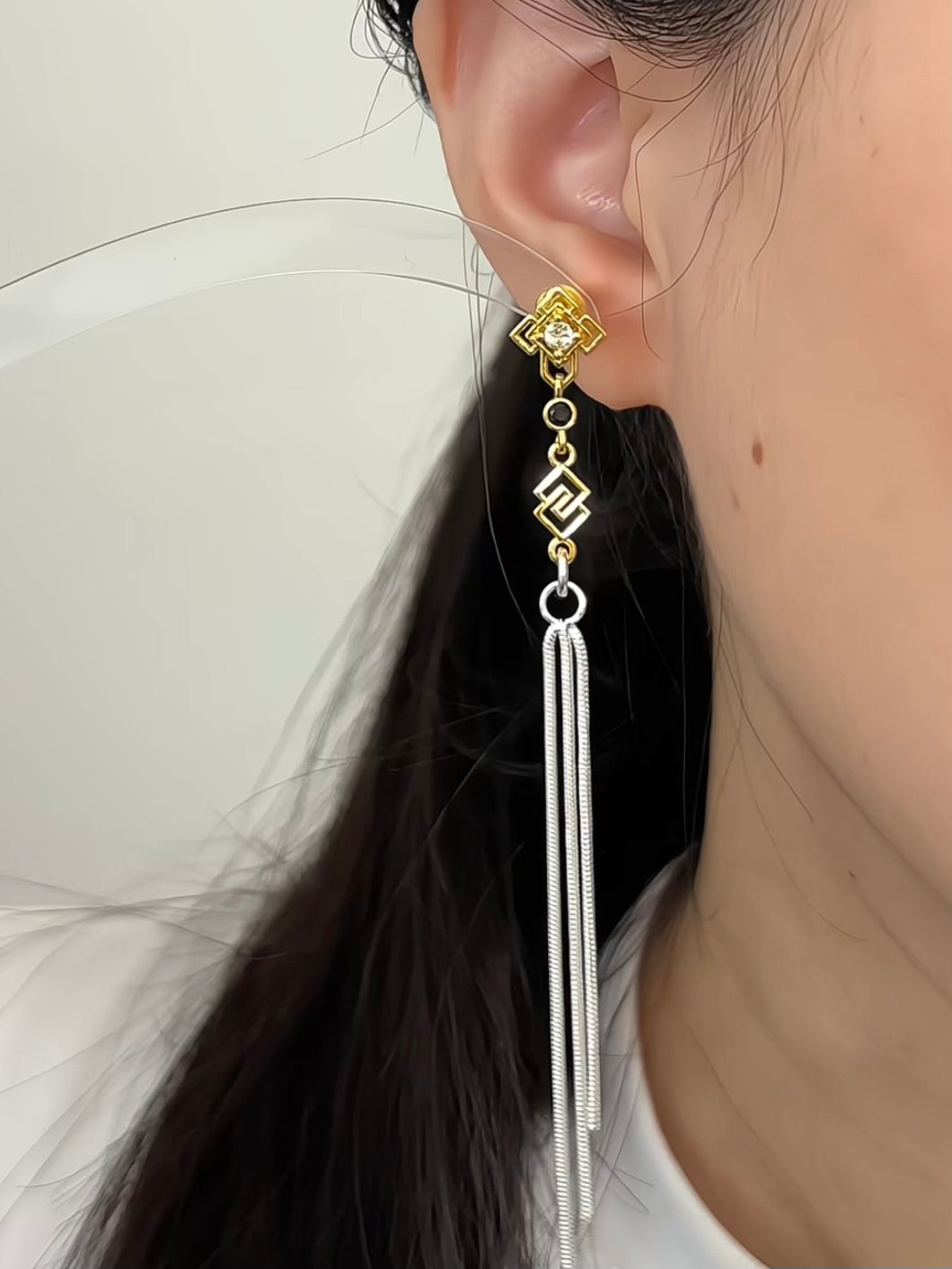 Zhongli Inspired Earrings · Genshin Fan-made