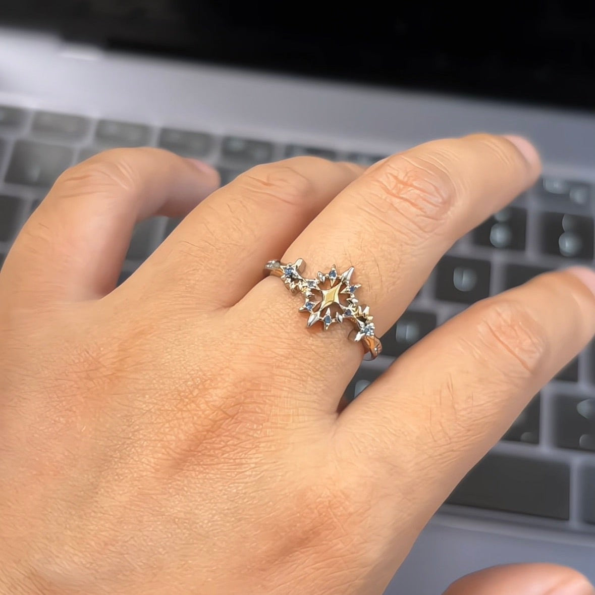 Phainon Inspired Adjustable Rings