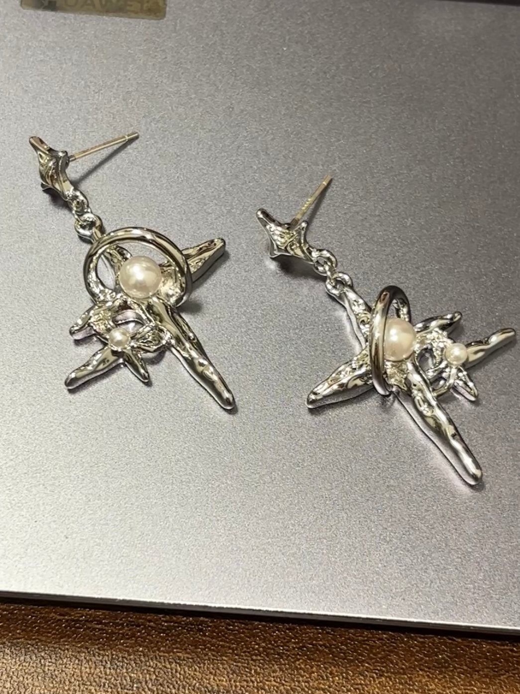 Y2K Four-pointed Star Earrings