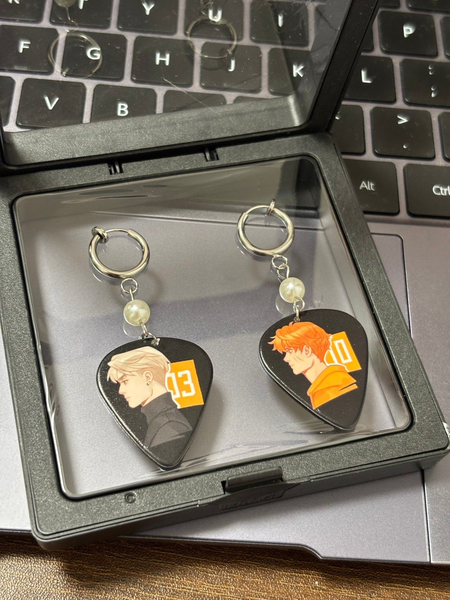 AFTG Andrew & Neil Guitar Pick Earrings