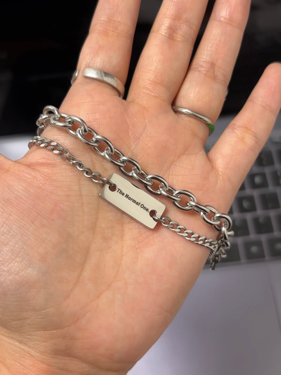 The Normal One. Bracelet for Aaron