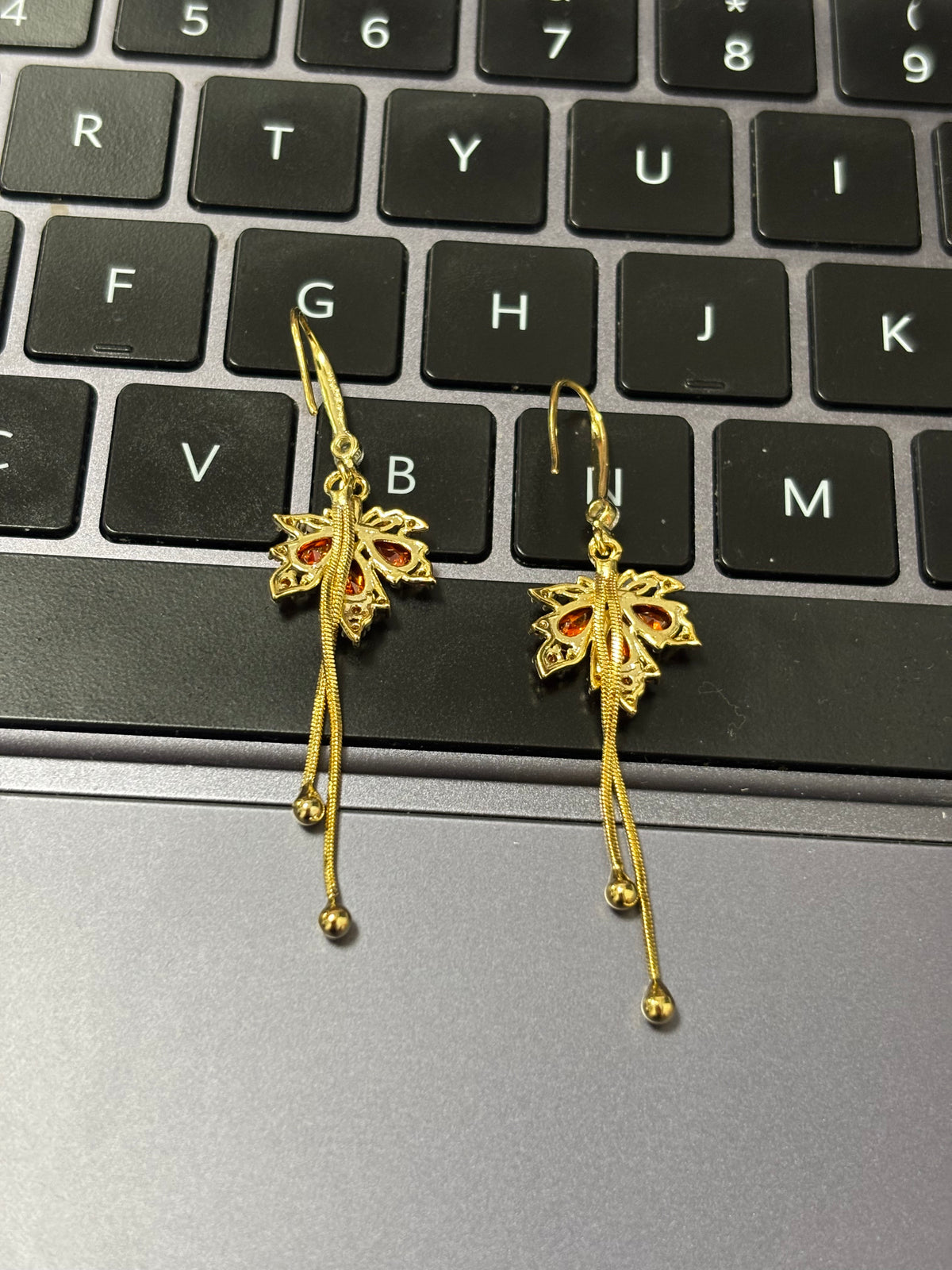 Kazuha Inspired Maple Leaf Hook Earrings