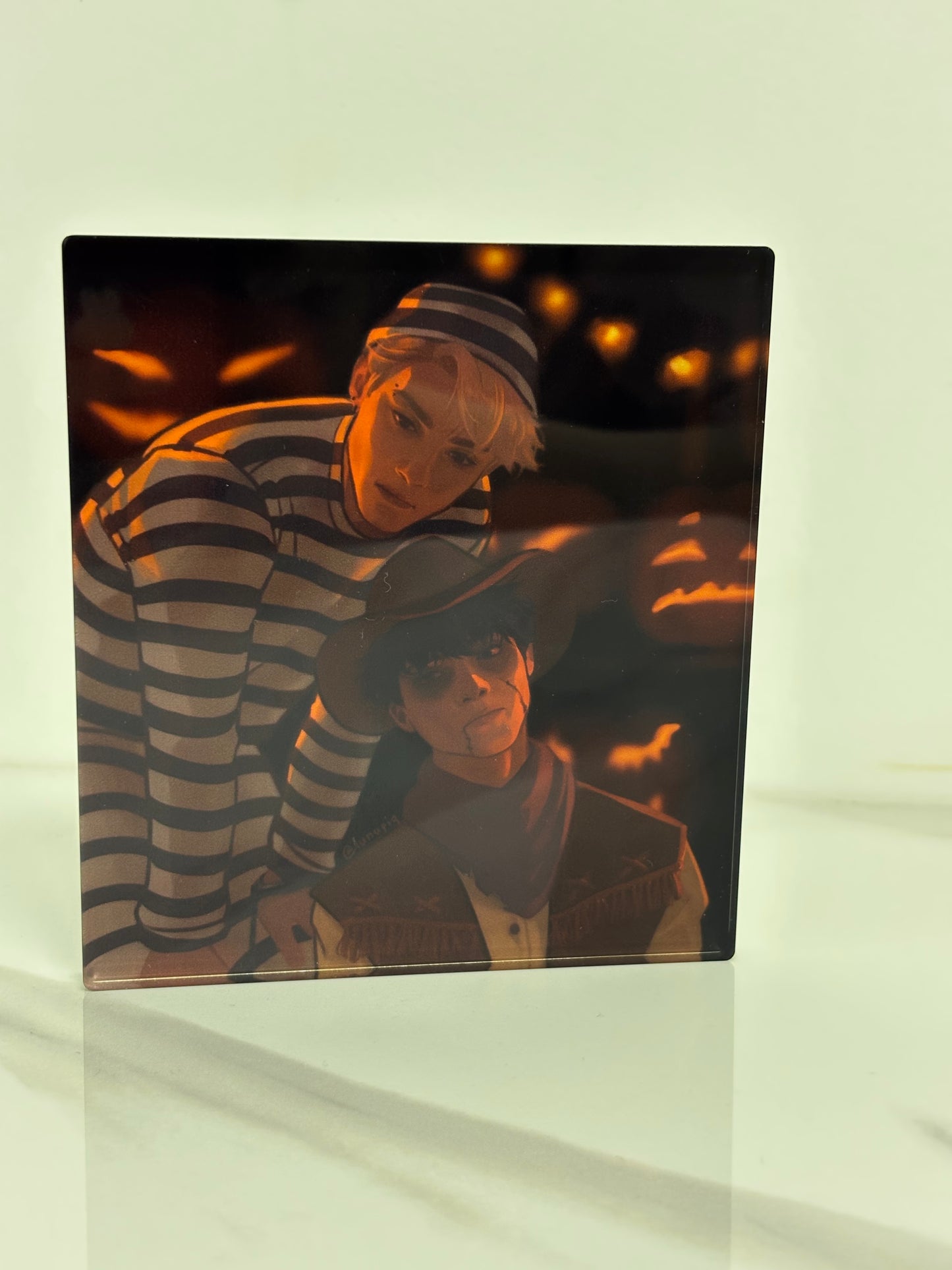 AFTG Halloween Andrew & Neil Acrylic Block