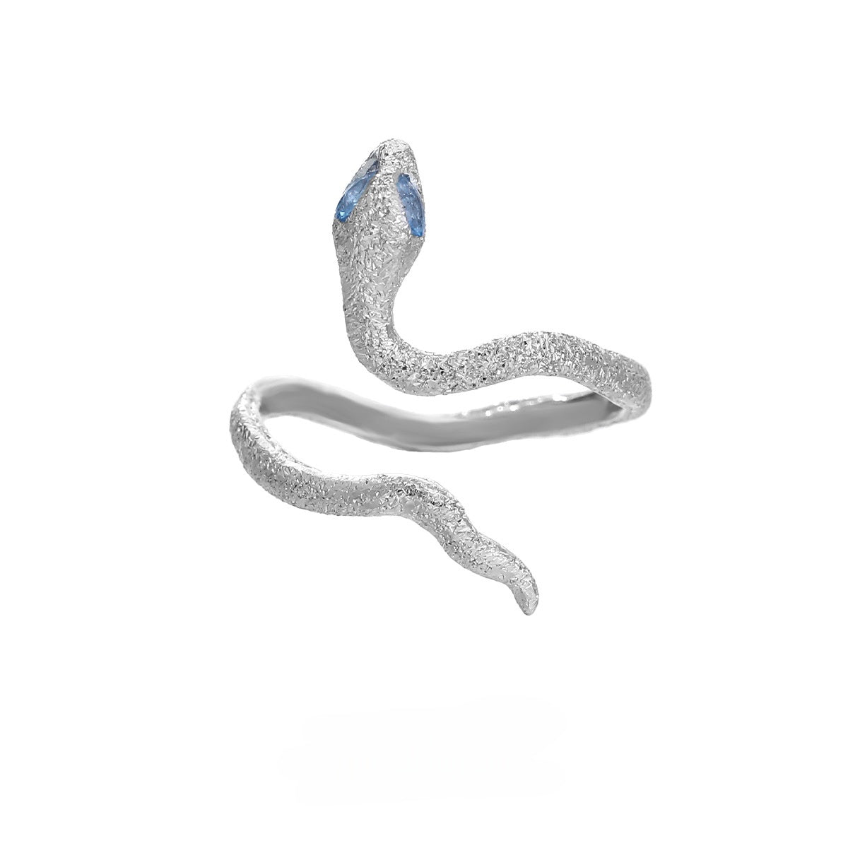 S925 Silver Designer Snake Adjustable Rings