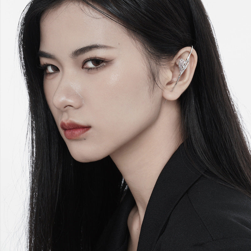 Y2K Mädchen Rosa Süßes Herz Ohrstecker