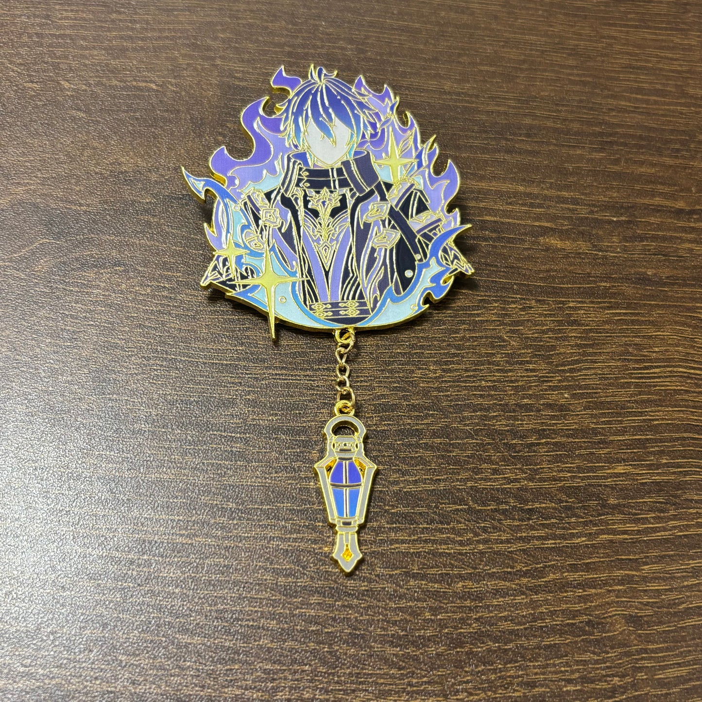 Flins Inspired Metal Brooch