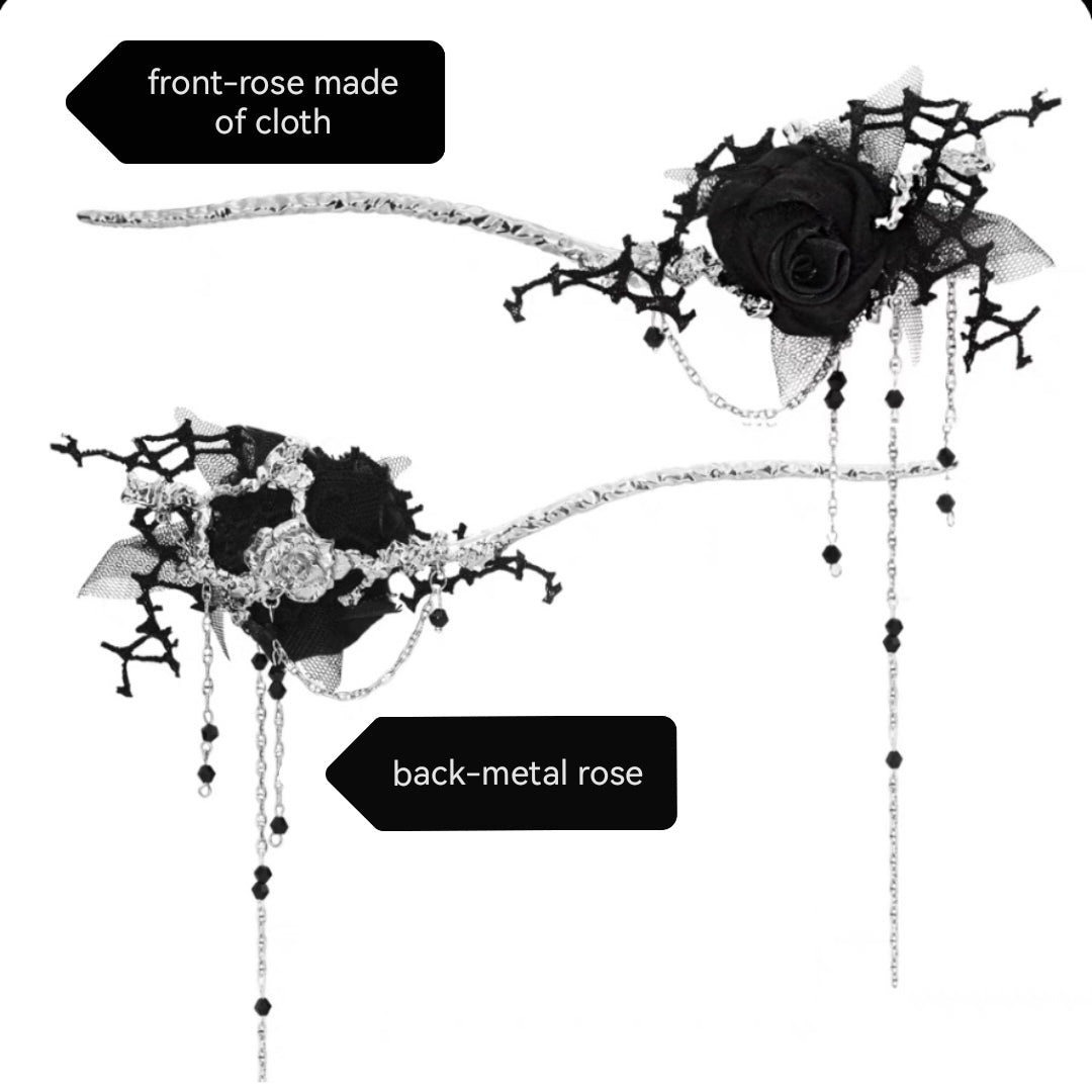 Handgemachte Designer-Haarnadel im Gothic-Stil im Vintage-Stil