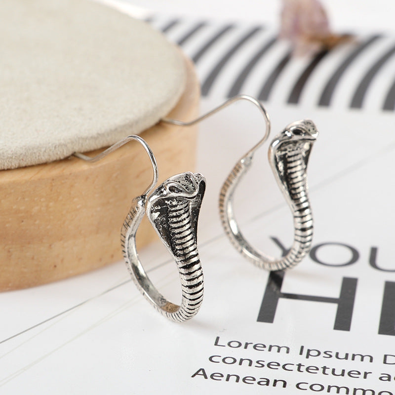 Cute Designer Little Snake Metal Earwire