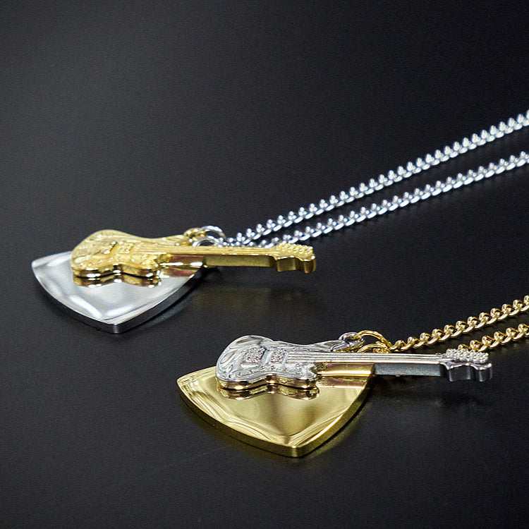 Chic Unisex Guitar Pick Necklace
