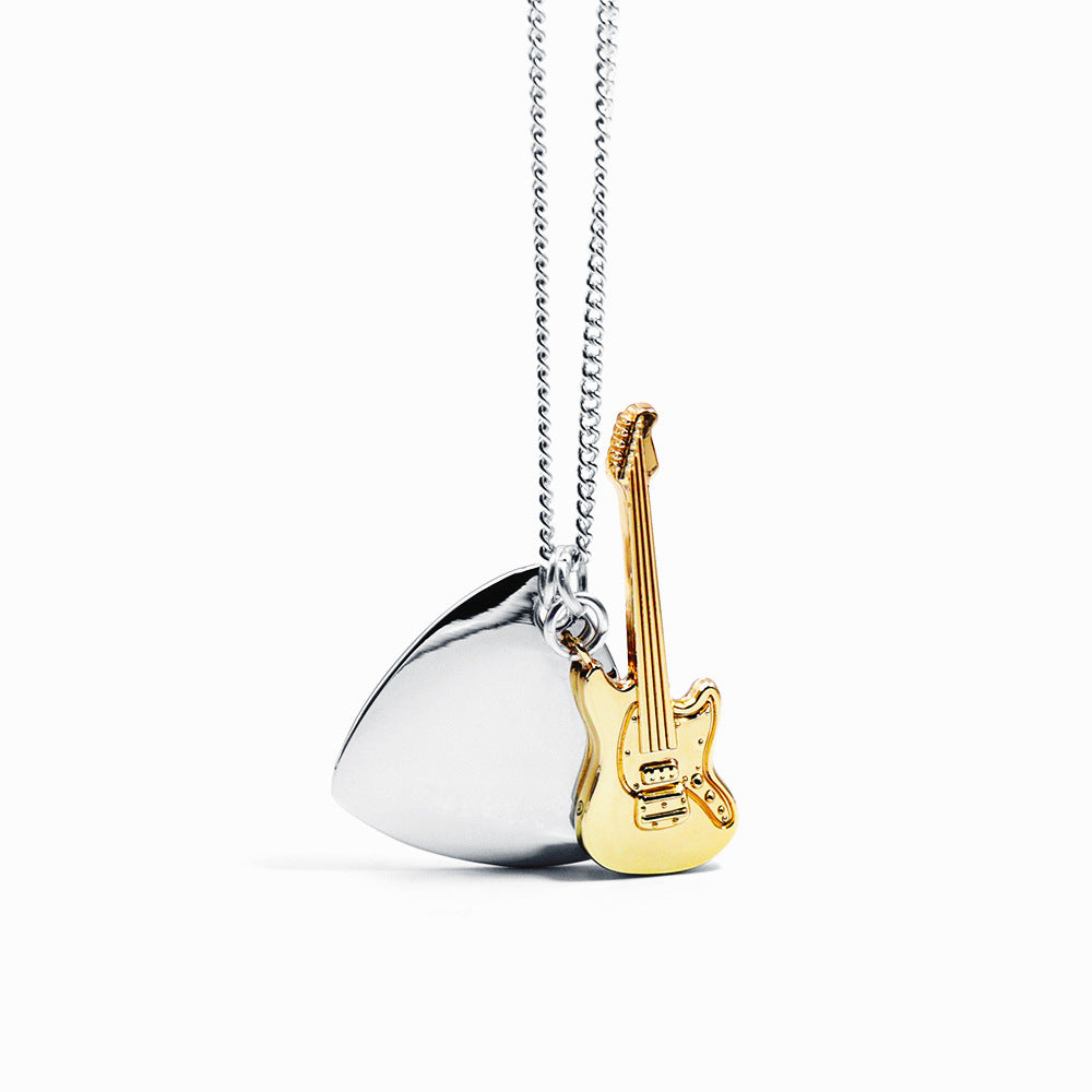 Chic Unisex Guitar Pick Necklace