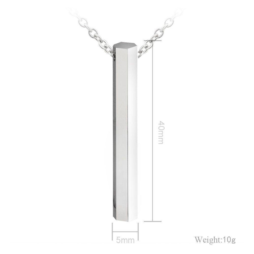 Jean Moreau Edelstahl Halskette