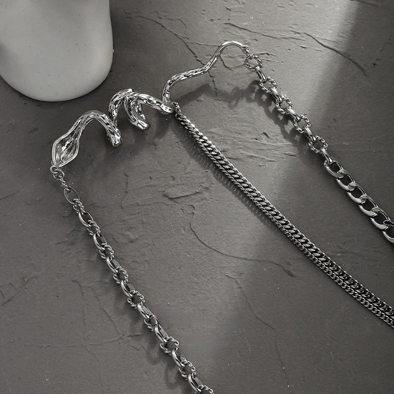 Slytherin Schlangen-Jade-Donut-Quasten-Hüftkette