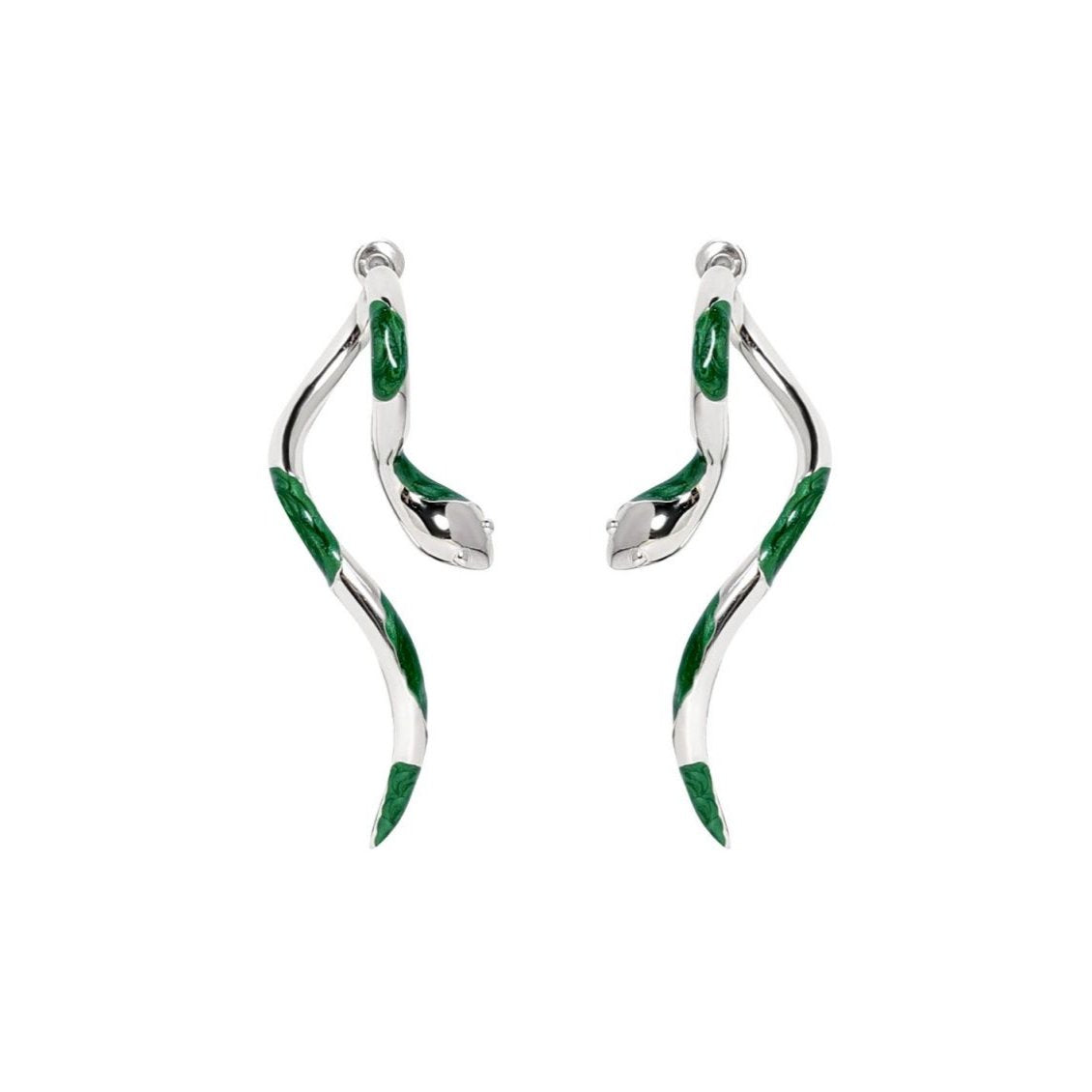 Slytherin Designer Unisex Grün Ohrstecker