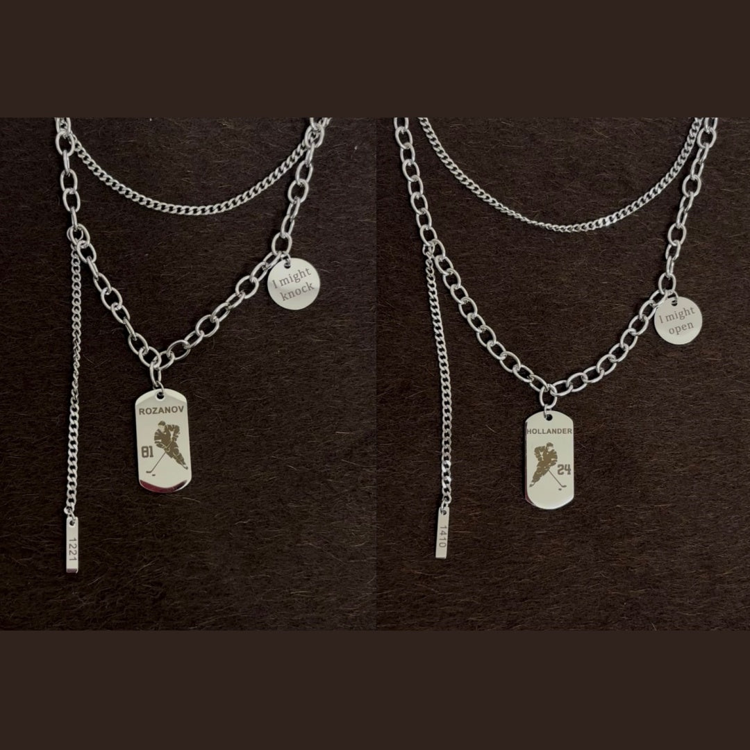Ilya Shane Fan-made Couple Necklaces