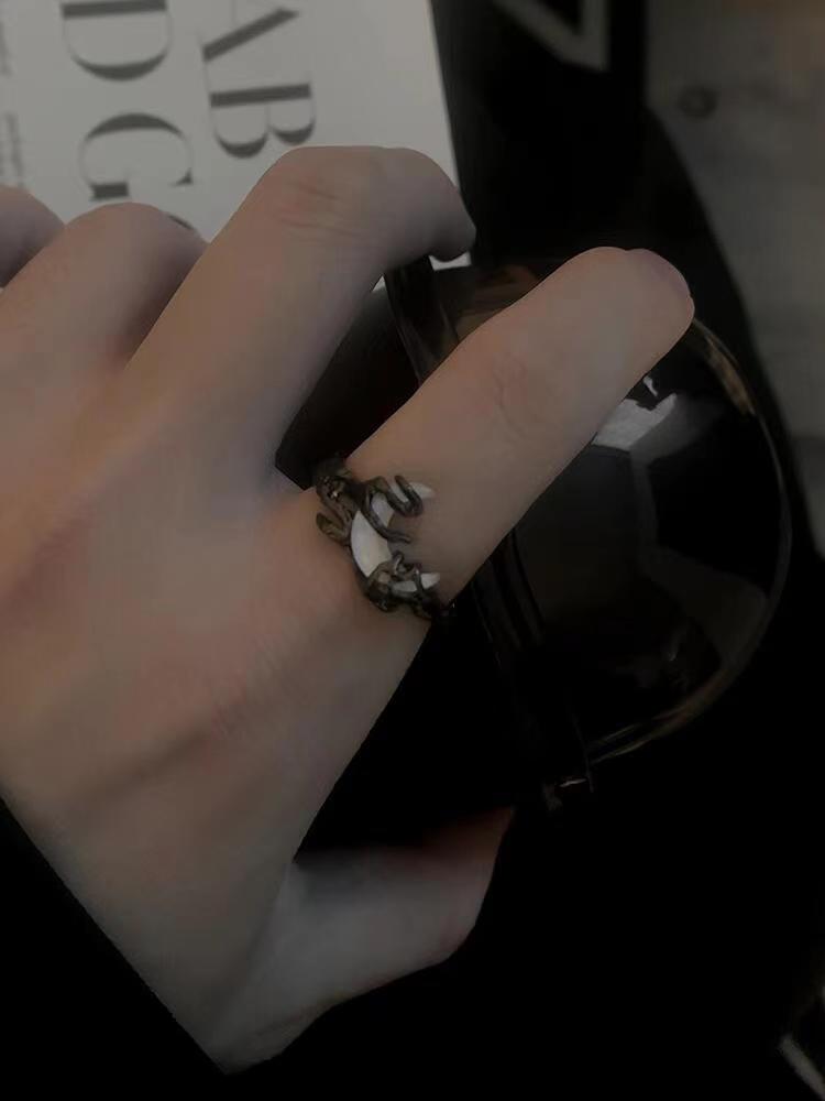 Offener Designer-Sonne- und Mondpaarring