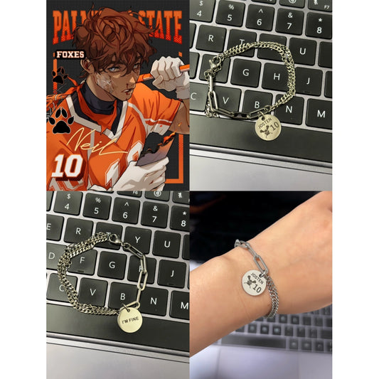 The Fox Neil #10 I'm Fine/ It's always yes with you. Bracelet