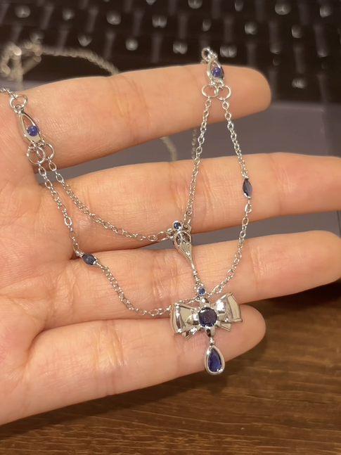 Furina Inspired Bow Necklace