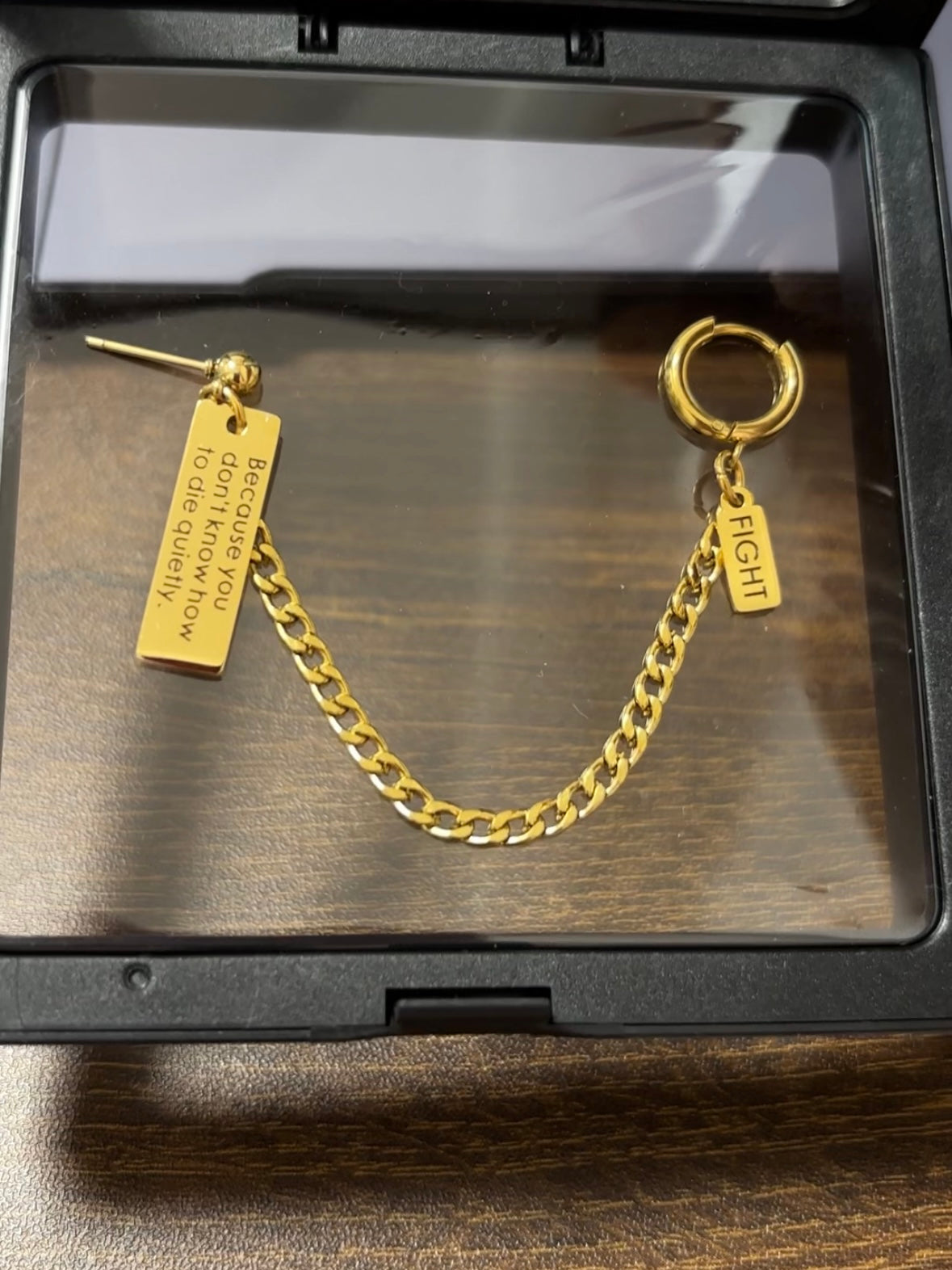 Designer AFTG Fight Earring