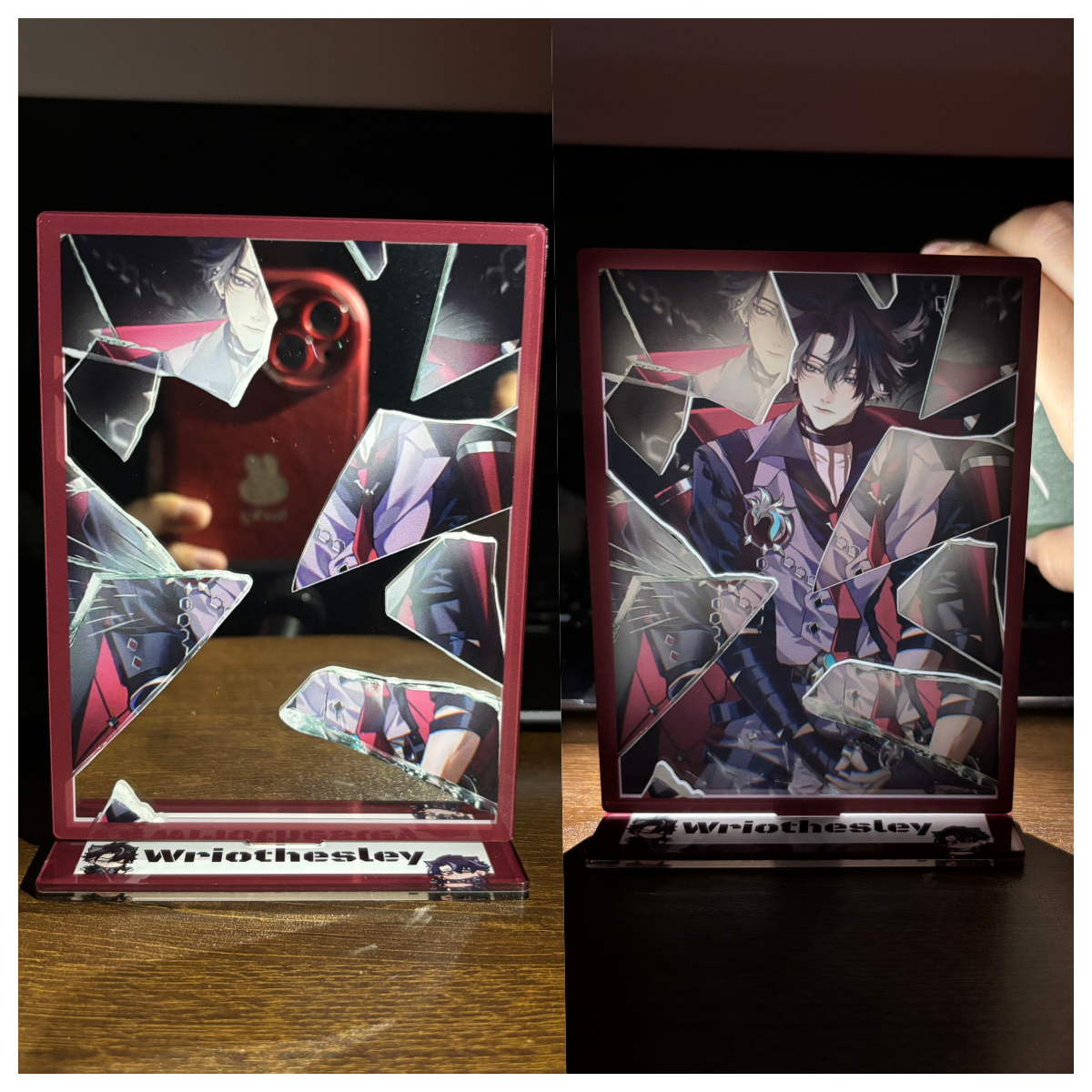 Acrylic Mirror for Wriothesley Style · Genshin Fan-made