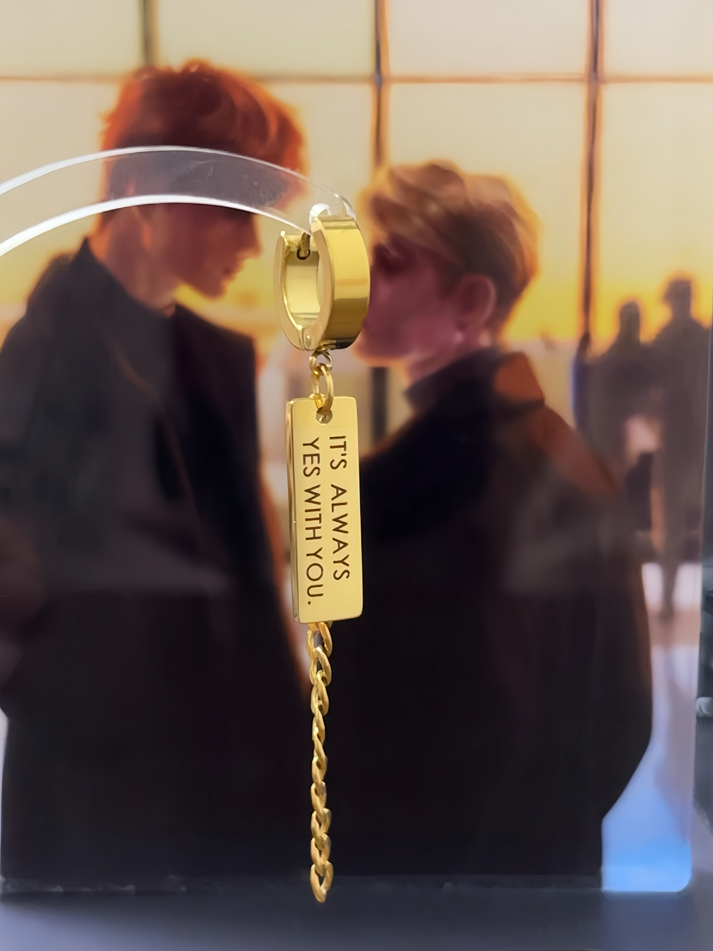 Yes Or NO Asymmetrical Tassel Earrings