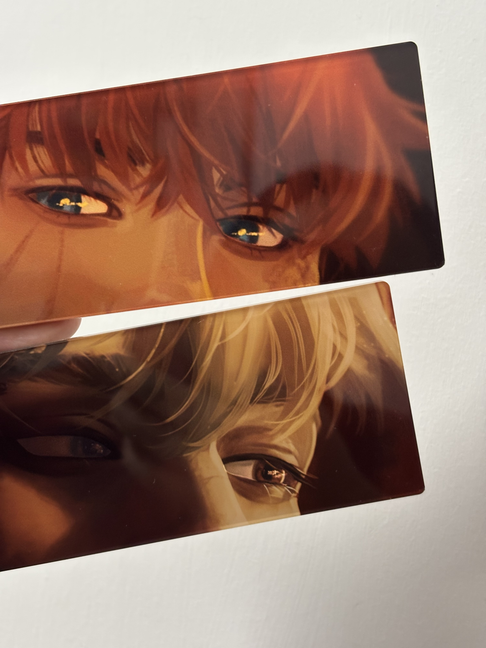 Acrylic Andreil Inspired Rectangle Eyes Keychain