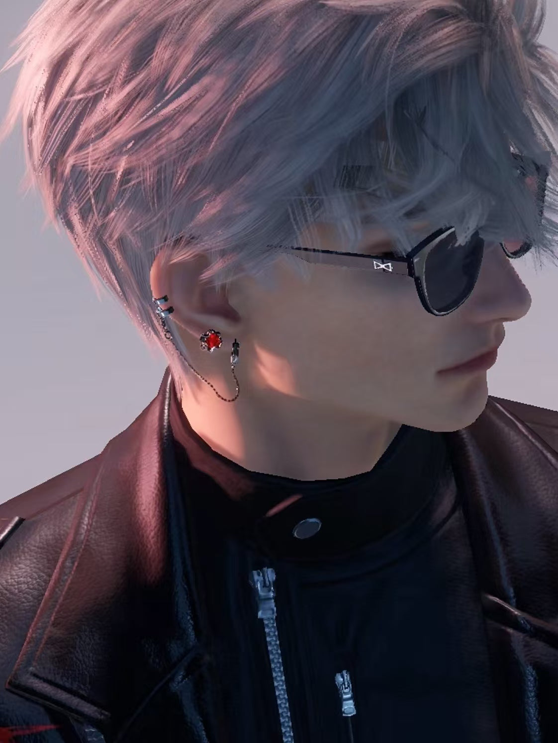 Goth Sylus Cosplay Earrings