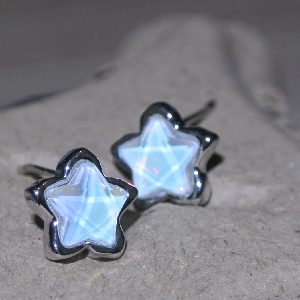 Designer-Ohrstecker mit süßen Sternen