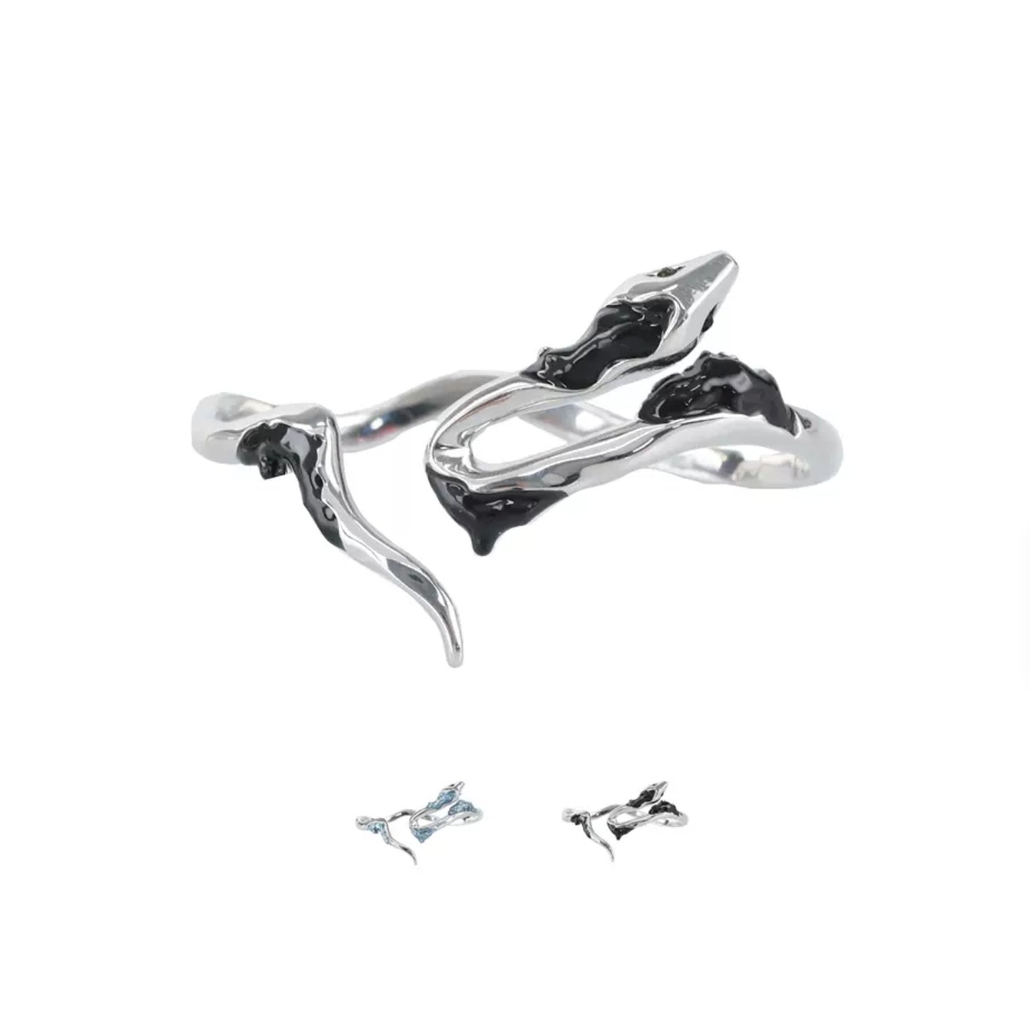 Schickes Designer-Unisex-Armband mit Gletscherschlangen-Motiv