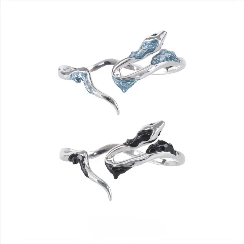 Schickes Designer-Unisex-Armband mit Gletscherschlangen-Motiv