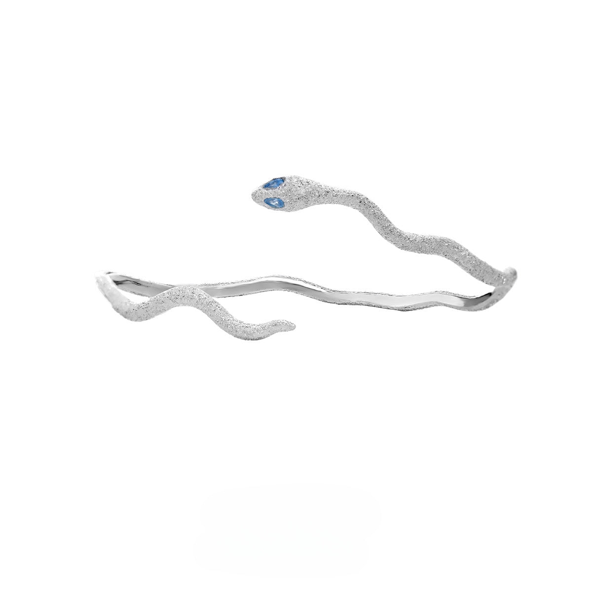 S925 Silber Nagel Sand Twining Schlange Armband