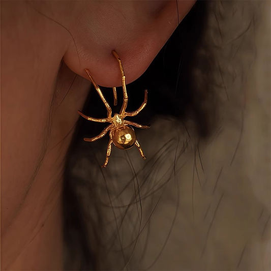 Designer Spider Hook Earrings