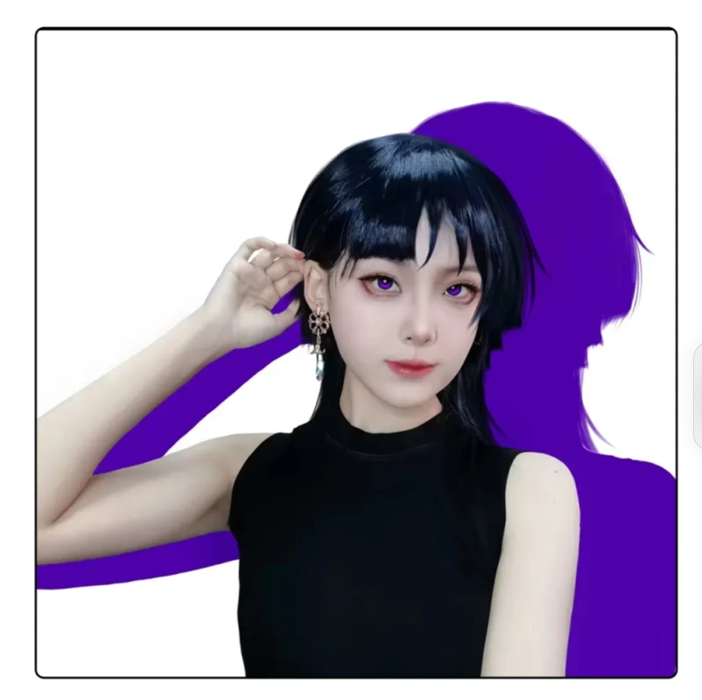 Wanderer Designer Blauer Scaramouche Genshin Impact Ohrring