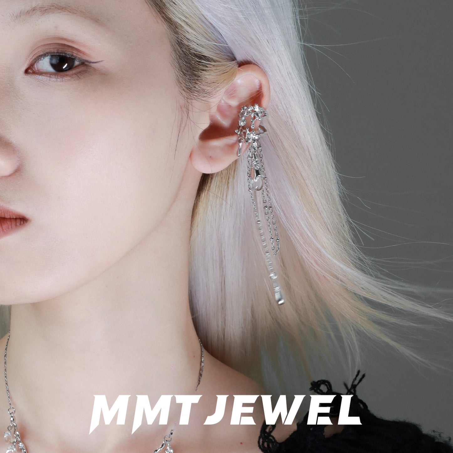 Designer Sweet Water-drop Tassel Ear Cuff