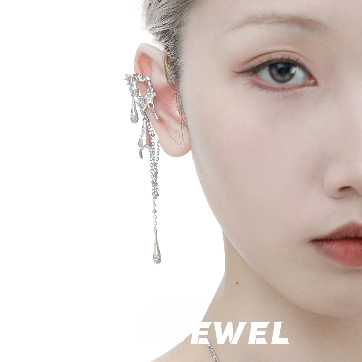 Designer Sweet Water-drop Tassel Ear Cuff