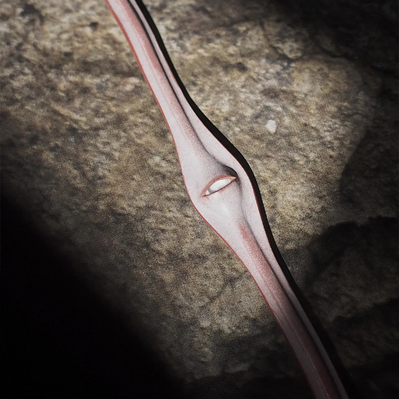 Punk Handgemachtes Rosa Evil Eye Armband Choker