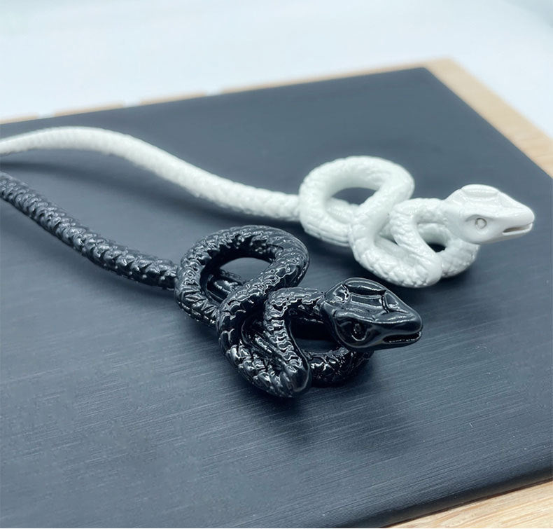 Schicke Bai Zhu Schlangenhaarnadel