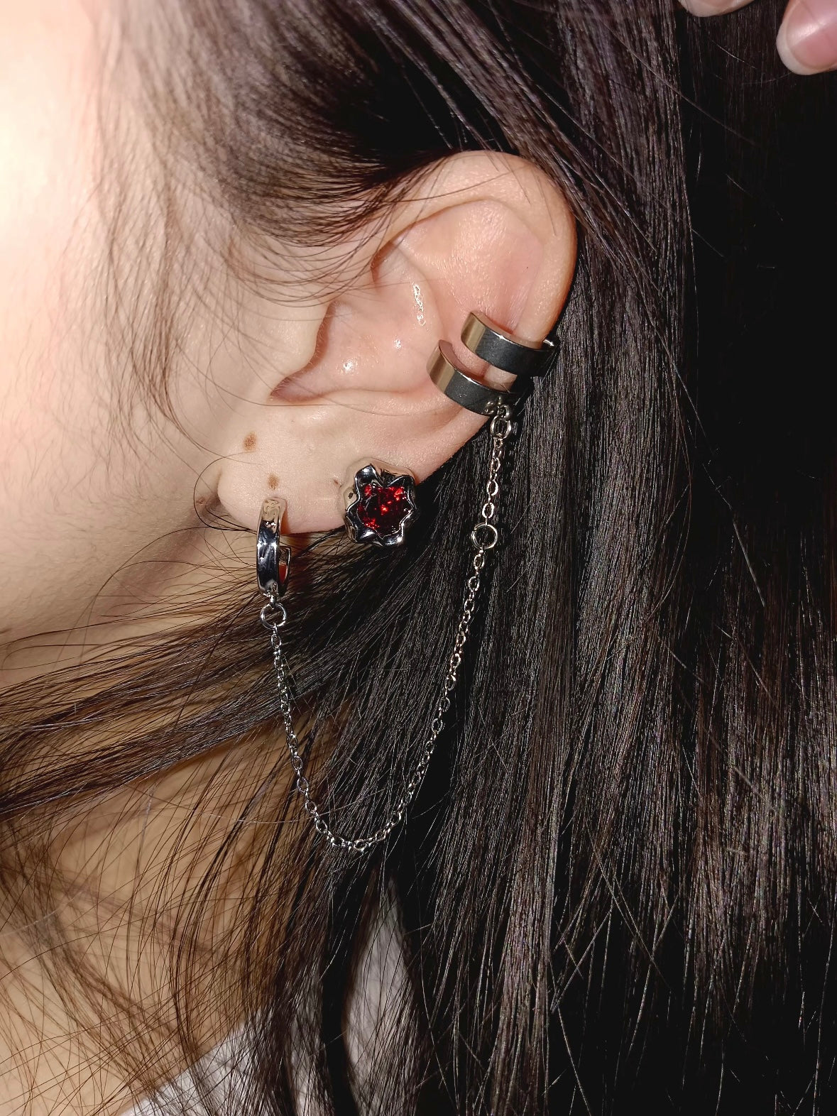 Goth Sylus Cosplay Earrings