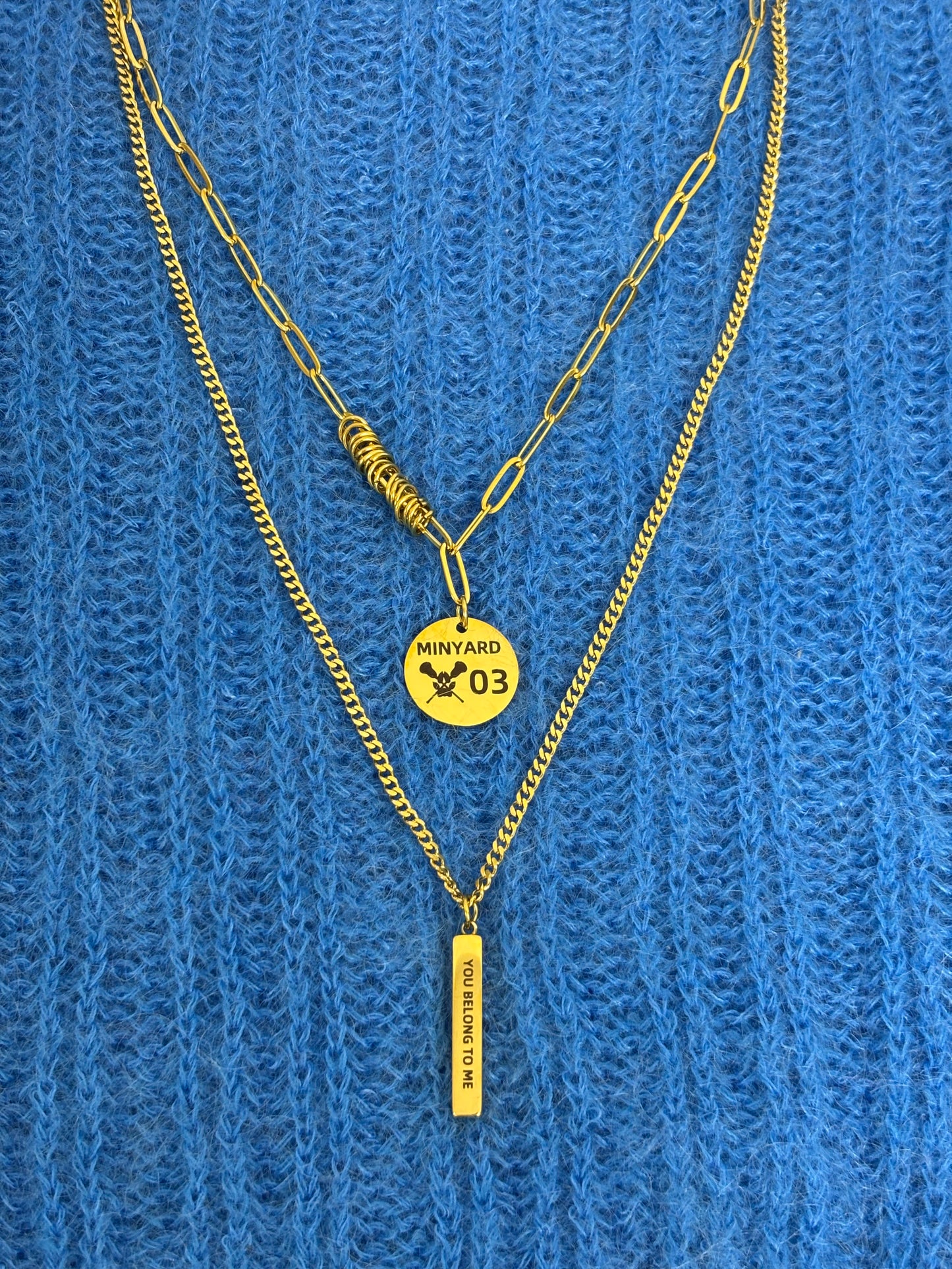 AFTG Andrew Minyard Double Layers Necklace
