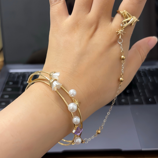 Robin Inspired Bellflower Bracelet and Ring One Piece · Honkai: Star Rail Fan Art · Unofficial