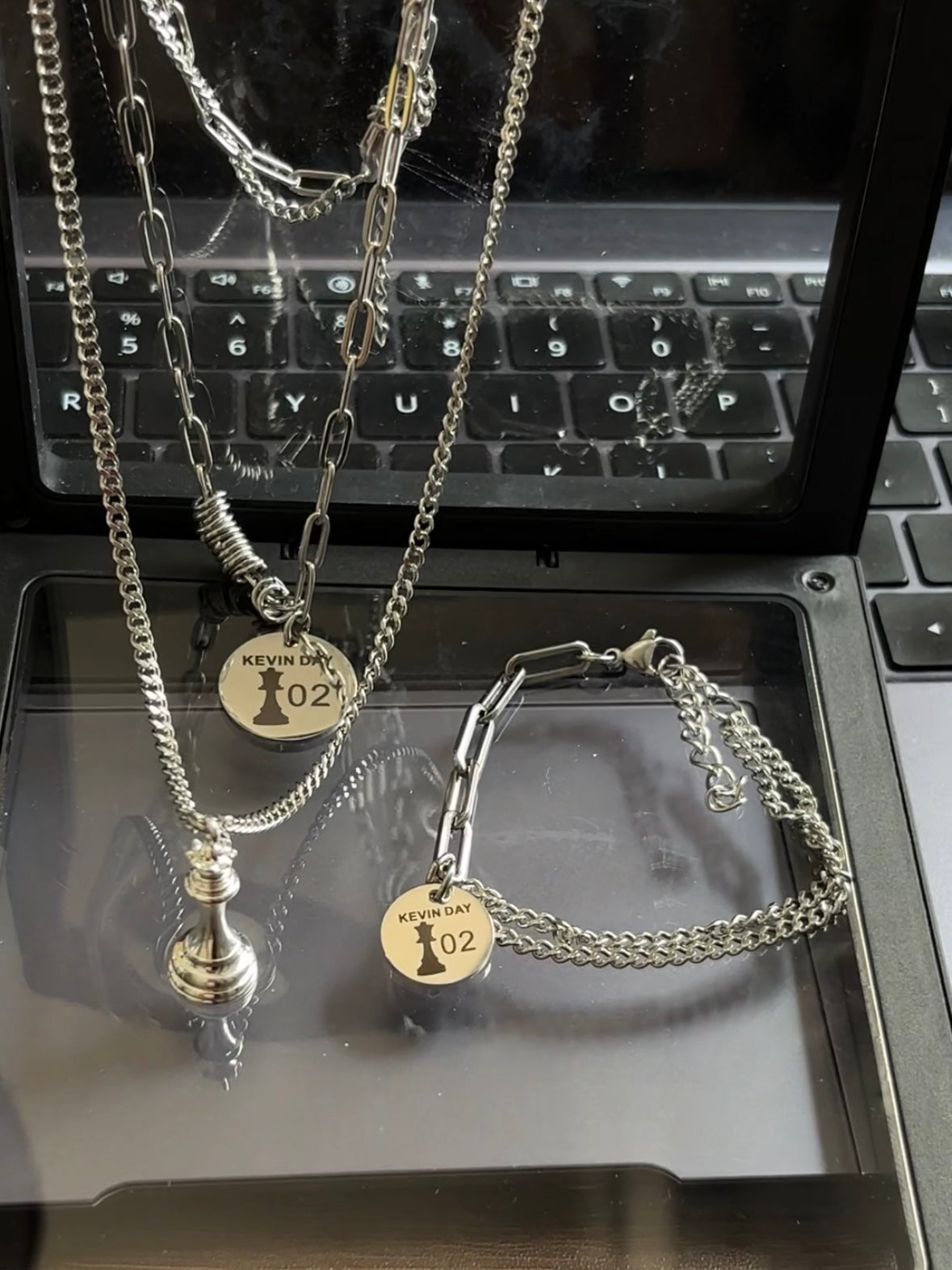 Kevin Day Necklace & Bracelet