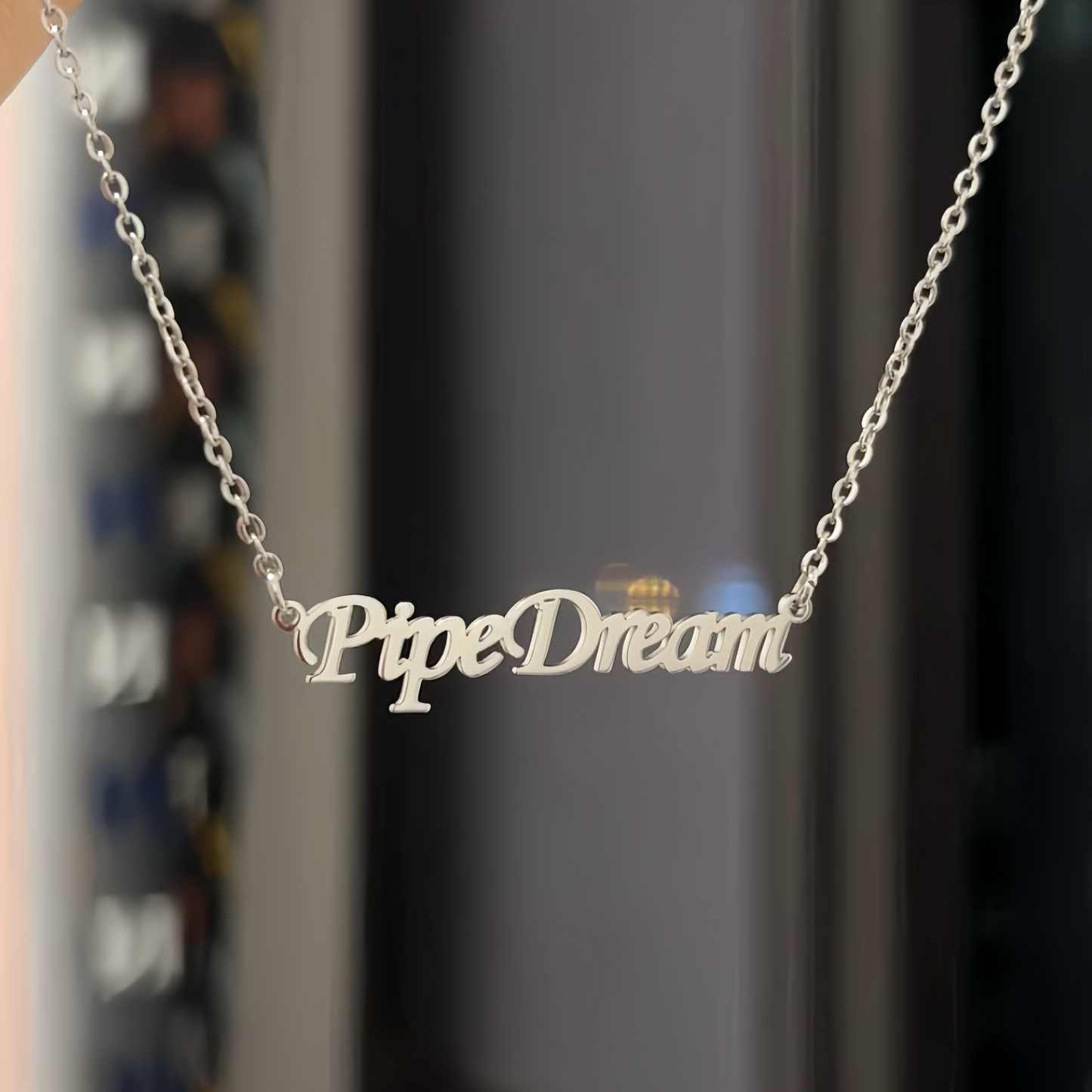 AFTG Pipe Dream Stainless Steel Necklace