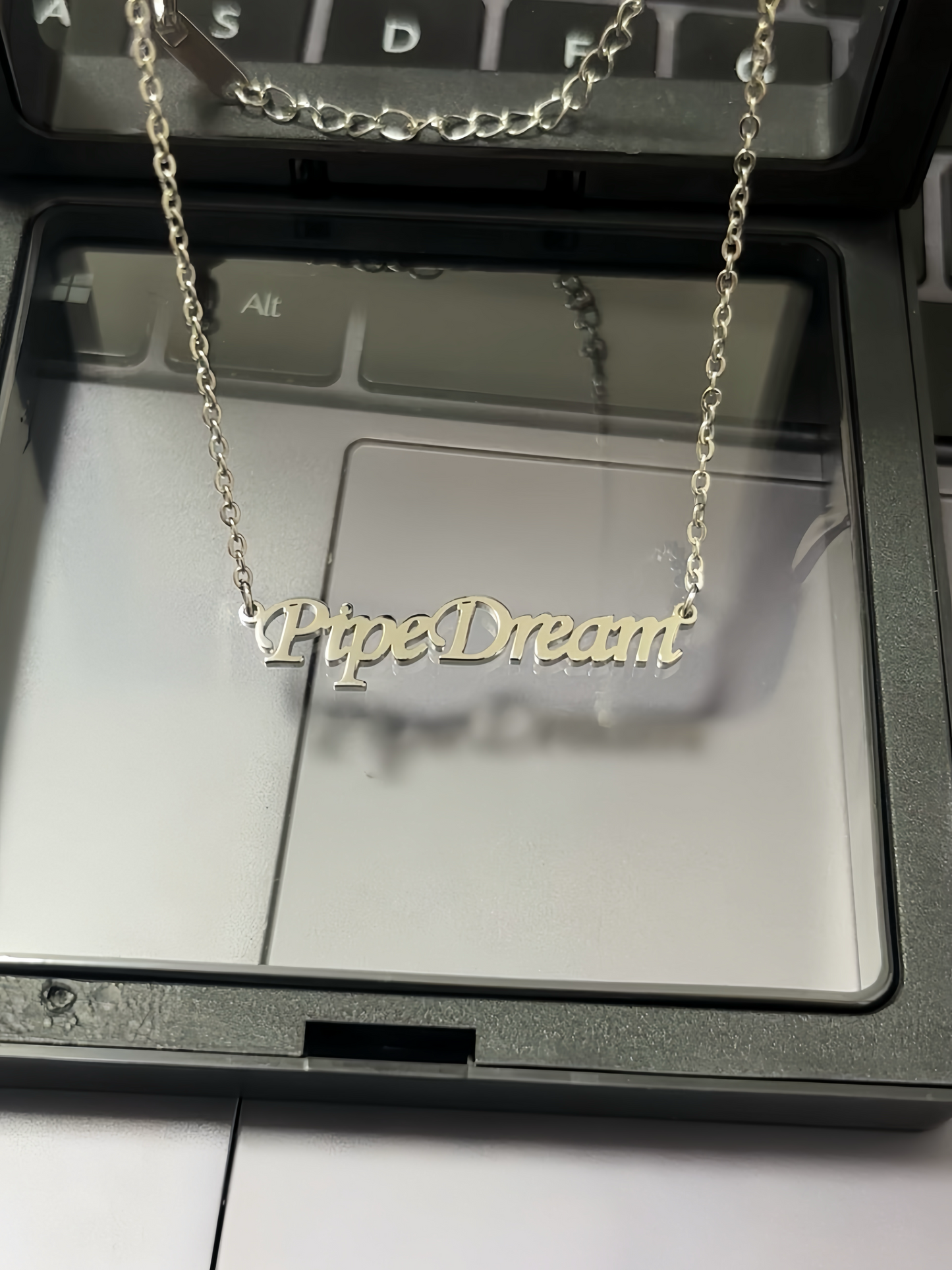AFTG Pipe Dream Stainless Steel Necklace