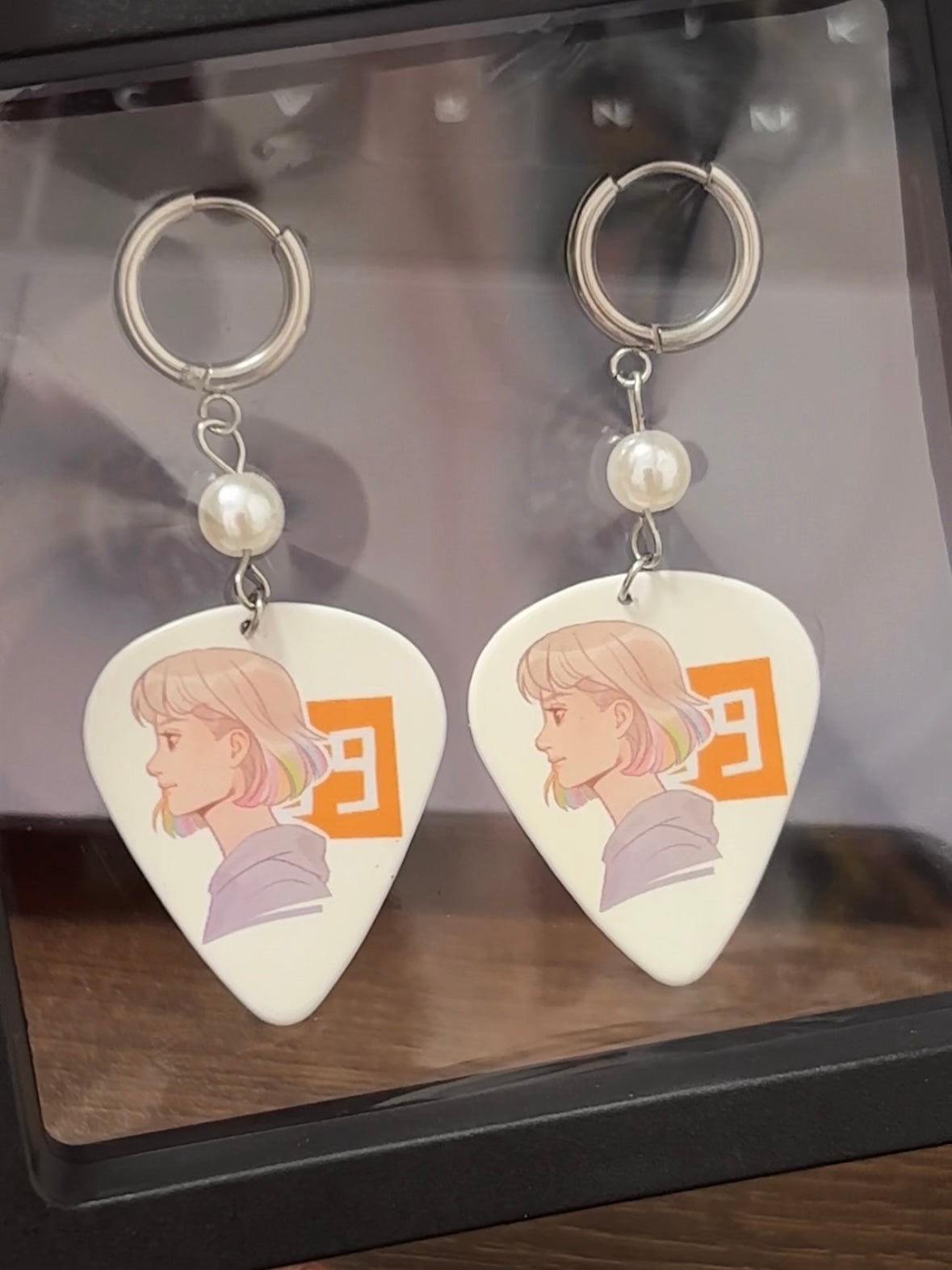 AFTG Renee Guitar Pick Earrings