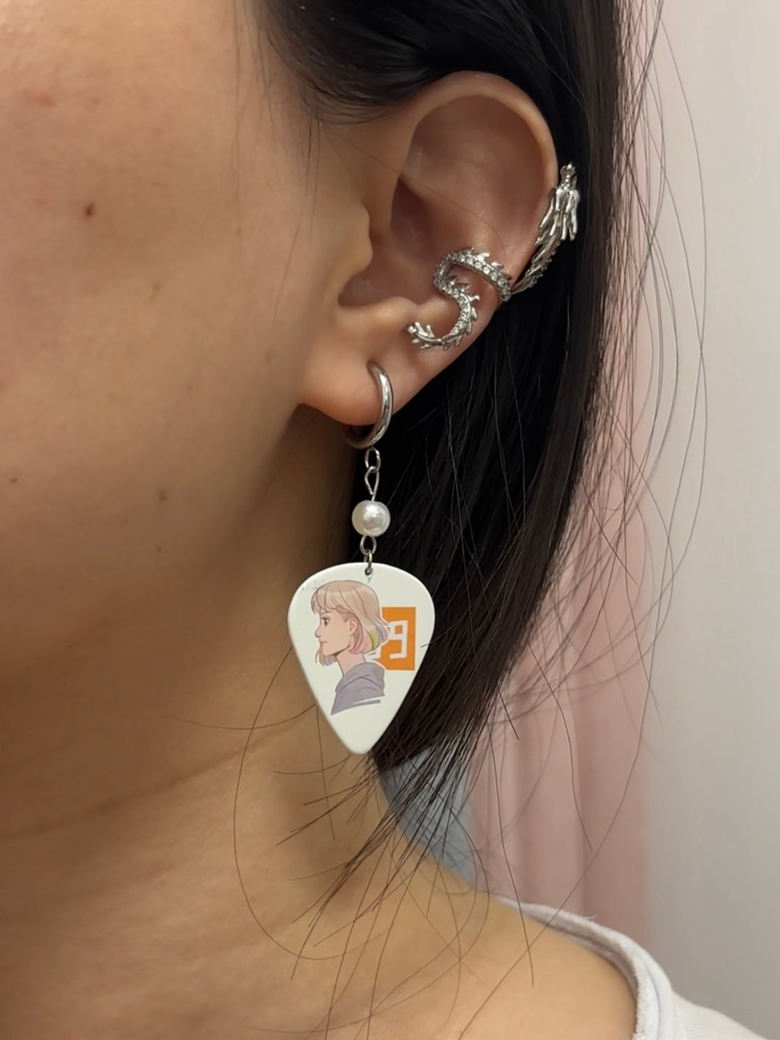 AFTG Renee Guitar Pick Earrings