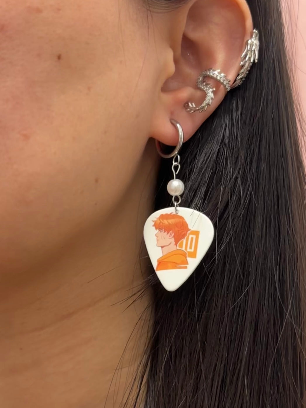 AFTG Andrew & Neil Guitar Pick Earrings