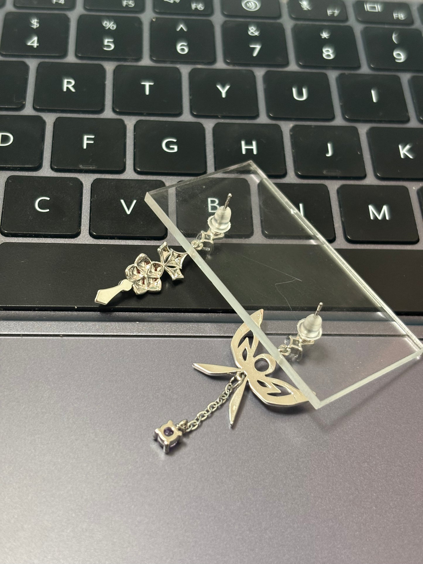 PRESALE Fancy Columbina Inspired Earrings · Fan-made Genshin