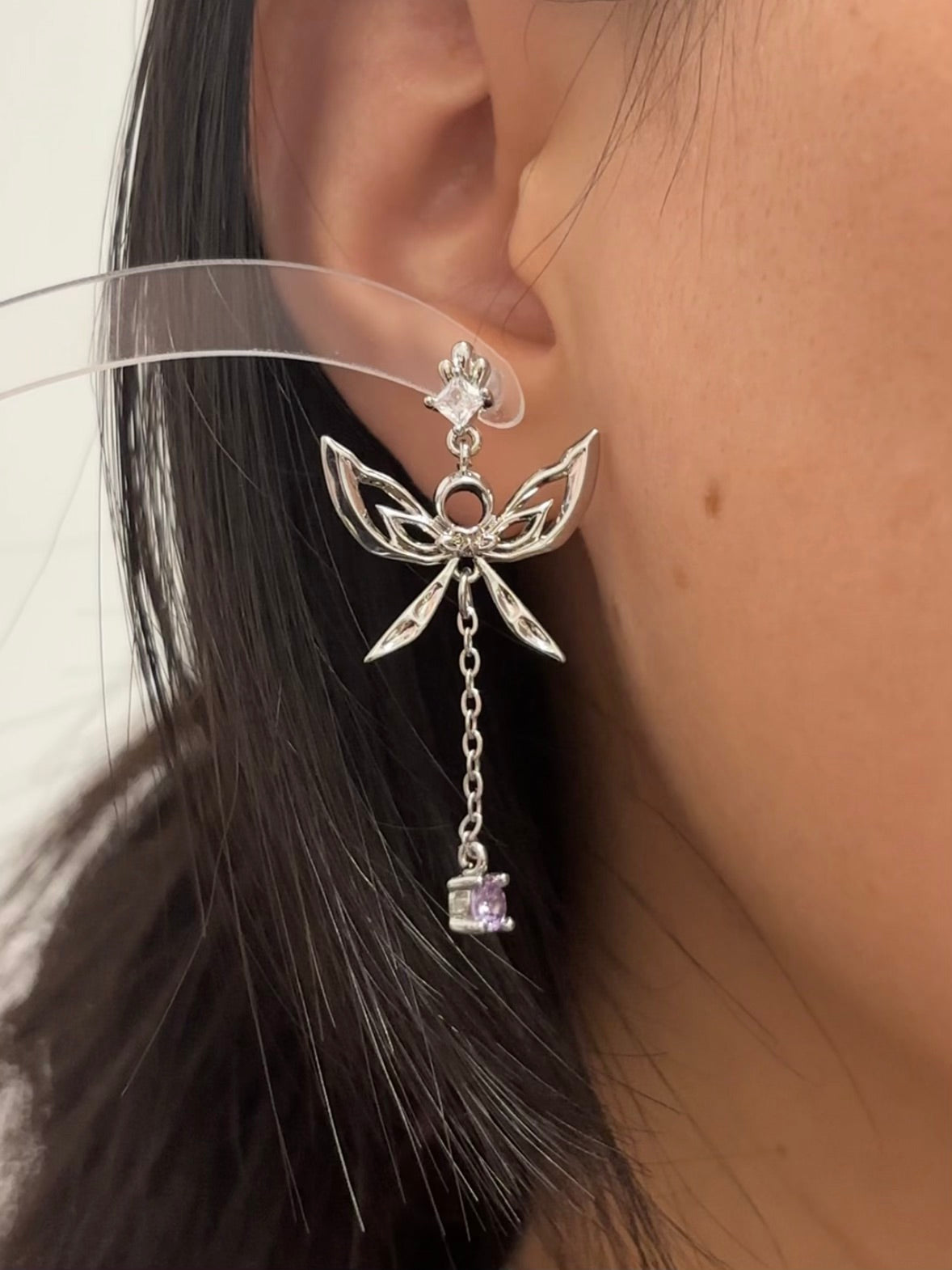 PRESALE Fancy Columbina Inspired Earrings · Fan-made Genshin