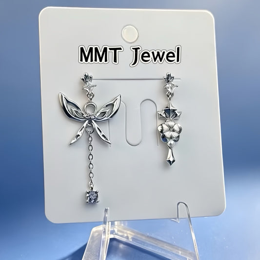 Fancy Columbina Inspired Earrings · Fan-made Genshin