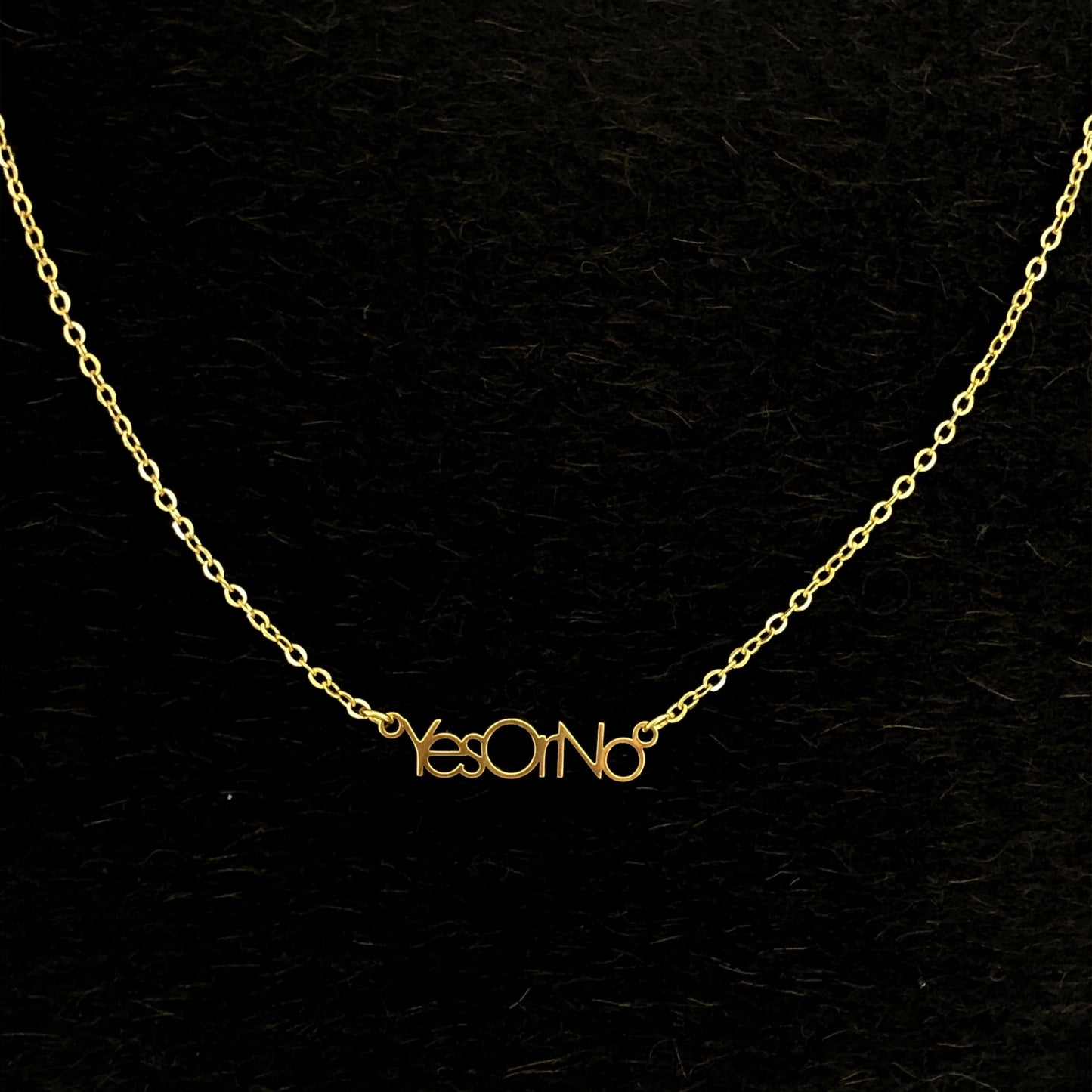 Vorbestellung JA ODER NEIN Edelstahlkette